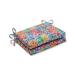 Make It Rain Zinnia Squared Corners Seat Cushion (Set Of 2)