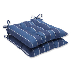 Wickenburg Indigo Tufted Seat Cushions