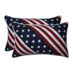 Major Americana Rectangular Throw Pillow (Set Of 2)