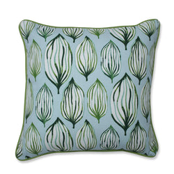 Tropical Leaf Verte 16.5-Inch Throw Pillow
