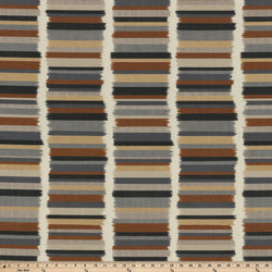 Solar Stripe Ebony Fabric