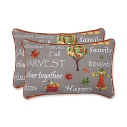 Autumn Harvest Haystack Rectangular Throw Pillow (Set of 2)