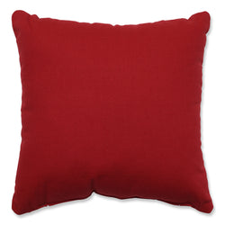 Indoor Christmas Strings of Lights Red 16.5-inch Throw Pillow
