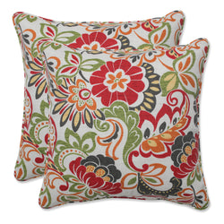 Zoe Citrus 16.5-Inch Throw Pillow (Set of 2)