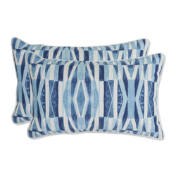 Nevis Waves Sailor Rectangular Throw Pillow (Set of 2)