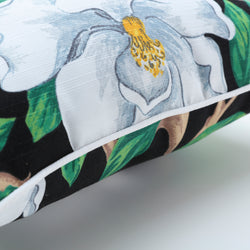 Magnolia Black 25-Inch Floor Pillow