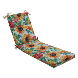 Sunflowers Sunburst Chaise Lounge Cushion