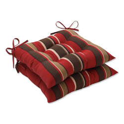 Monserrat Sangria Tufted Seat Cushions