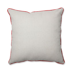 Indoor Merry Christmas Red 16.5-inch Throw Pillow