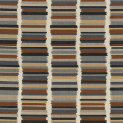 Solar Stripe Ebony Fabric