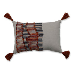 Slant Natural Ginger Rectangular Throw Pillow