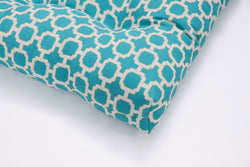 Hockley Teal Reversible Chair Pad (Set Of 2)