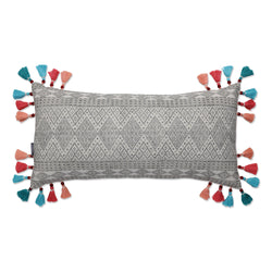 Marrakech Cream Rectangular Throw Pillow