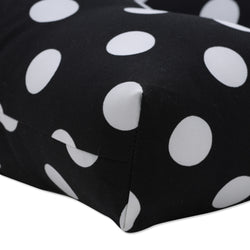 Polka Dot Black 60" Blown Bench