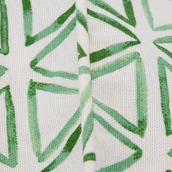 Painted Triangles Verte 11.5X18.5-Inch Throw Pillow