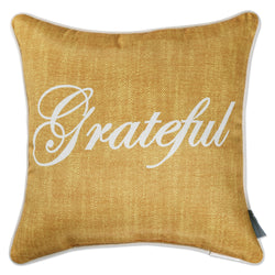 Outdoor/Indoor Grateful Sunflowers 18-inch Throw Pillow