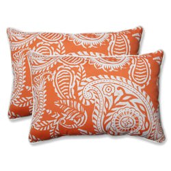 Addie Terra Cotta Over-Sized Rectangular Throw Pillow (Set Of 2)
