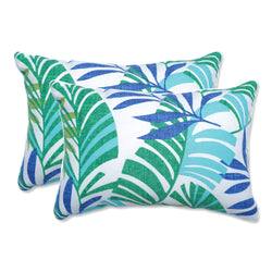 Islamorada Blue/Green Over-Sized Rectangular Throw Pillow (Set Of 2)