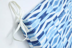 Nevis Waves Sailor Squared Corners Chair Cushion