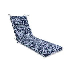 New Damask  Marine Chaise Lounge Cushion