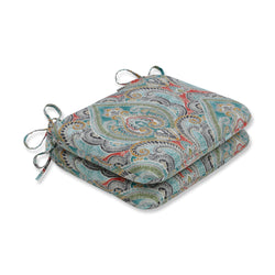Pretty Witty Reef Rounded Corners Seat Cushion (Set Of 2)