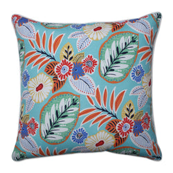 Marlow Aqua 25-Inch Floor Pillow