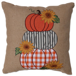 Indoor Harvest Squash 16.5-inch Throw Pillow