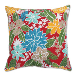 Bora Cay Red 25-inch Floor Pillow