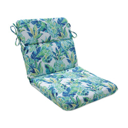 Vida Opal Blue Rounded Corners Chair Cushion