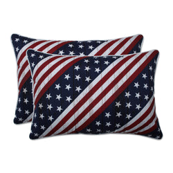 Major Americana Over-Sized Rectangular Throw Pillow (Set Of 2)