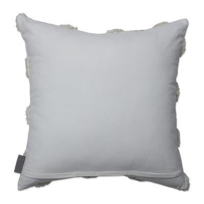 Monsoon Ivory Off White 19-inch Throw Pillow