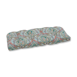 Pretty Witty Reef Wicker Loveseat Cushion
