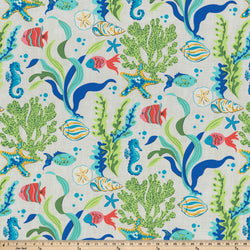 Coral Bay Blue Fabric