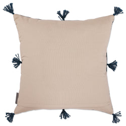 Indoor Abstract Blocks Blue 18-inch Throw Pillow