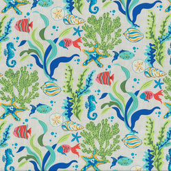 Coral Bay Blue Fabric