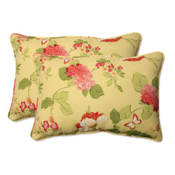 Risa Lemonade Oversized Rectangle Throw Pillow (Set Of 2)