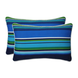 Sea Island Blue Rectangular Throw Pillow (Set Of 2)