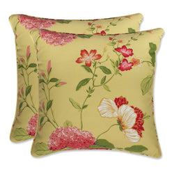 Risa Lemonade 16.5-Inch Throw Pillow (Set of 2)