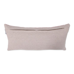 Christmas/Holiday Oversized Lumbar Throw Pillow in Woodland Reindeer Natural, 12" x 25"