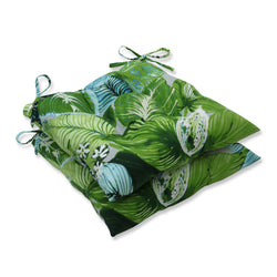 Lush Leaf Jungle Tufted Seat Cushions