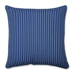 Resort Stripe Blue 25-Inch Floor Pillow