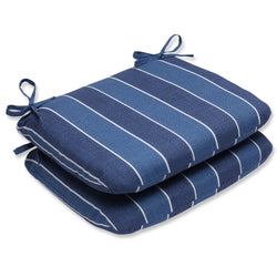 Wickenburg Indigo Rounded Corners Seat Cushion (Set Of 2)