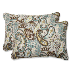 Tamara Paisley Quartz Over-Sized Rectangular Throw Pillow (Set Of 2)