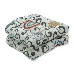 Pom Pom Play Peachtini Wicker Seat Cushion (Set Of 2)