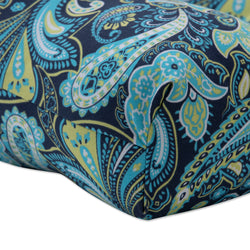 Pretty Paisley Navy 56" Blown Bench