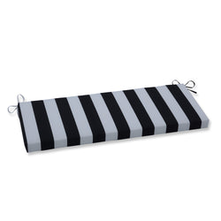 Cabana Stripe Black Bench Cushion