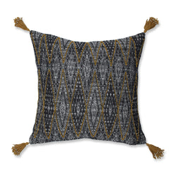 Zulu Gold/Black/White 18-Inch Throw Pillow
