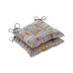 Autumn Harvest Haystack Tufted Seat Cushions