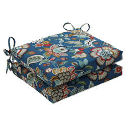 Telfair Peacock Squared Corners Seat Cushion (Set Of 2)