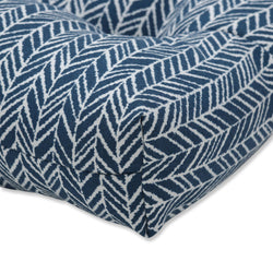 Herringbone Ink Blue 48" Blown Bench